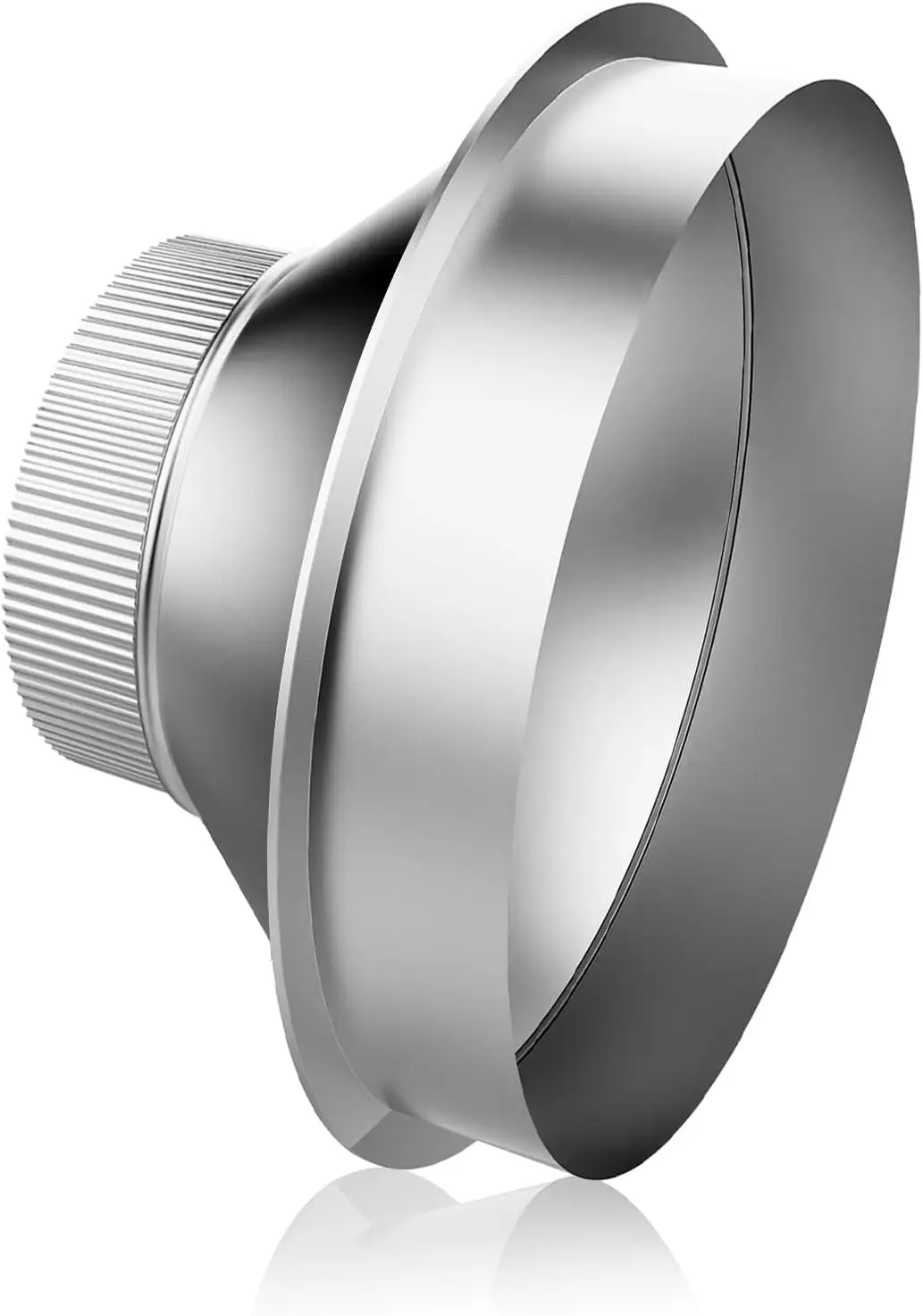 

6" to 10" Round Duct Reducer for Ventilation Systems, Galvanized Steel Adapter