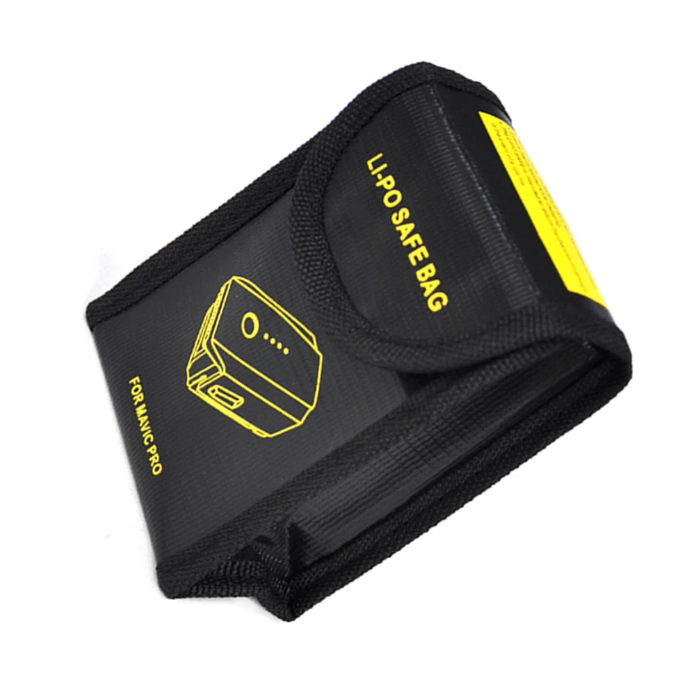 Compact Fire Containment Bag for Lithium Ion Batteries Used in For RC Vehicles and Small Unmanned AiFor RCraft
