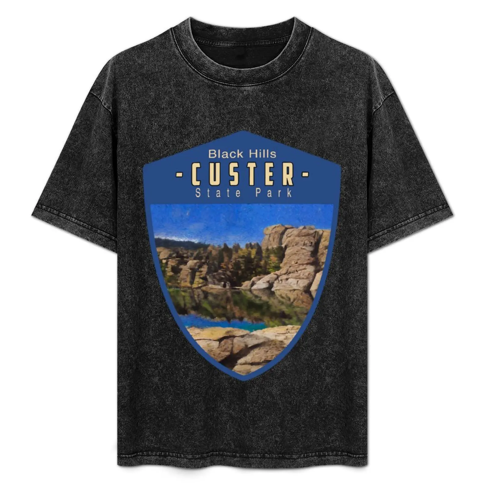 Hiking Trails Custer State Park Black Hills South Dakota T-Shirt man t shirt summer tops mens graphic t-shirts big and tall