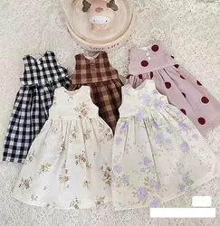 Blythe 2025 Sleeveless vest skirt lining Checkered shirt 1/6 30cm(Fit for azone,Pullip,Ob22/24/26, Licca)