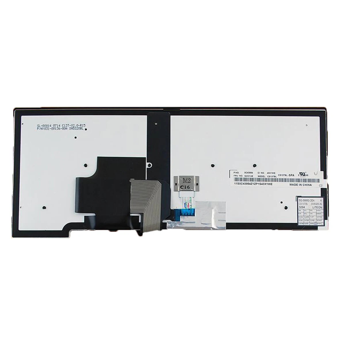 Imagem -03 - Origg Spa Las Latino-americano Espanhol Teclado Retroiluminado para Thinkpad T440 T450 T460 T440s T450s Teclado 01ax313 04x0142 04x0104 Novo