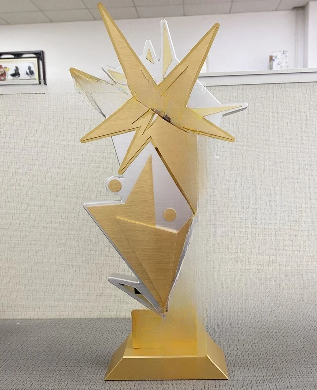Creative Metal Trophy Aluminum Alloy Medal Trophy Commendation Prize