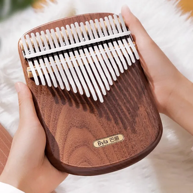 Kalimba-teclado Musical de madera para principiantes, 21 teclas, instrumentos de música profesionales, accesorios, Piano de pulgar para niños