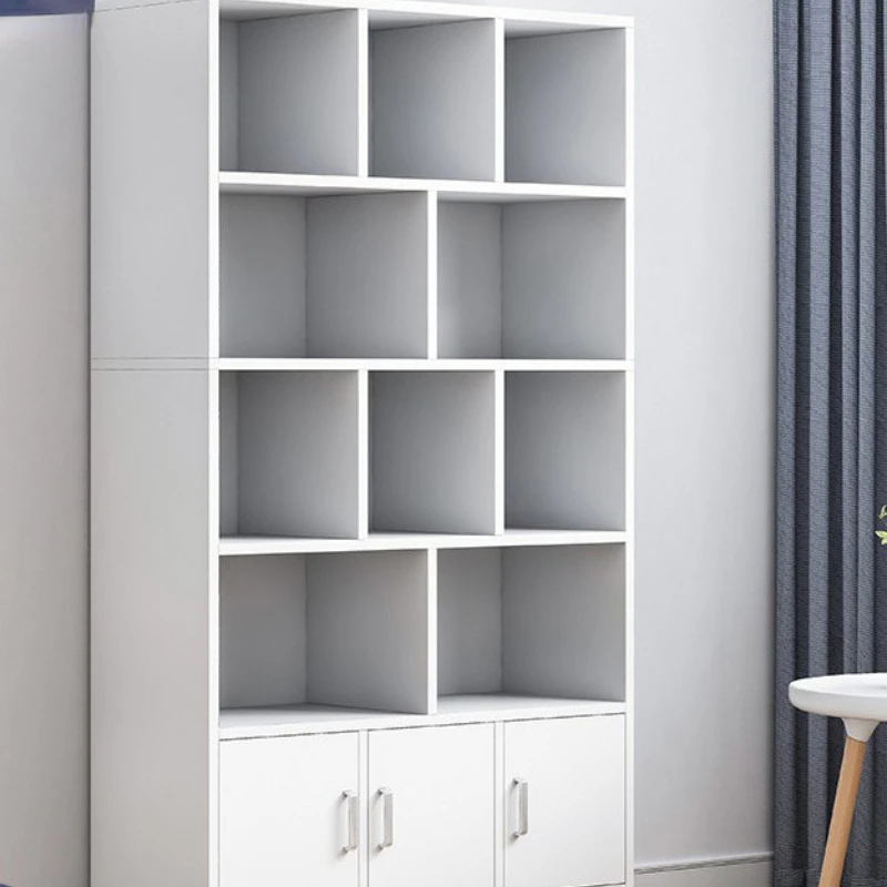 Simple Bookshelf Floor Wall Living Room Shelf Bedroom Storage Rack Locker Simple Modern Home Bookcase