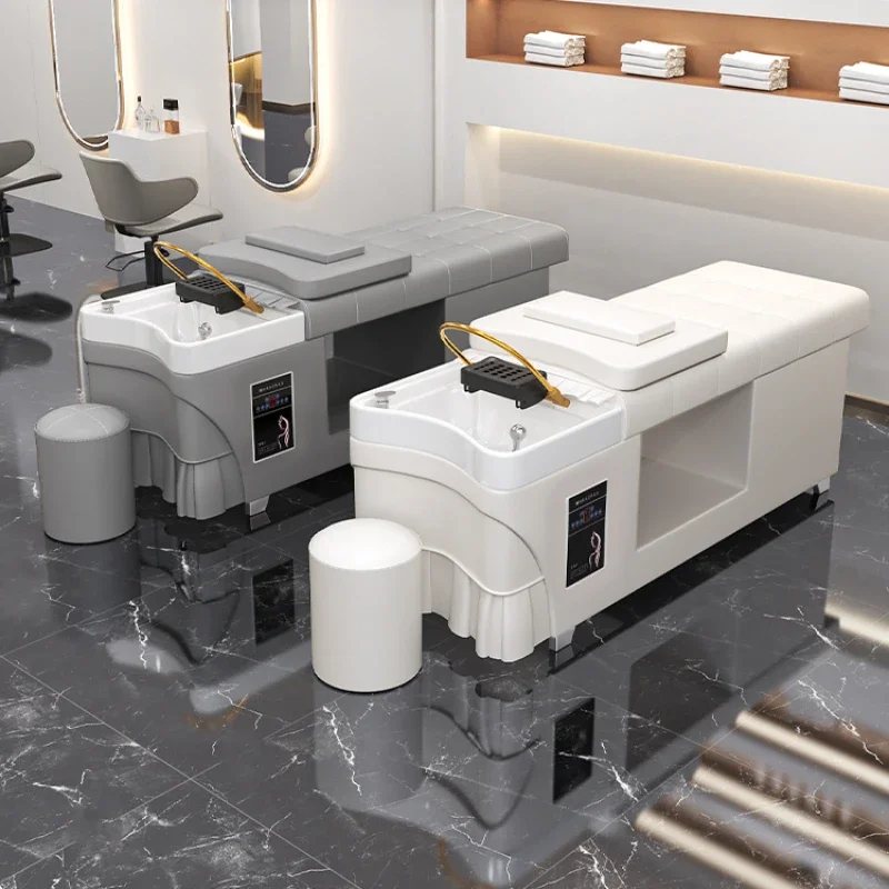

Wash Head Shampoo Chairs Fumigation Thai Barber Shop Chair Water Circulation Cosmetic Fotel Myjka Fryzjerska Furniture