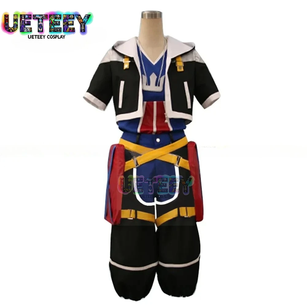 

UETEEY COS Kingdom Hearts Sora Униформа COS Одежда Косплей Костюм Нестандартного Размера
