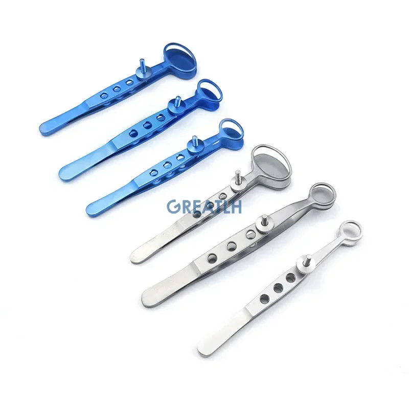 Ophthalmic Tweezer Chalazion Forceps Stainless Steel/ Titanium Small Animal Surgery Tool Ophthalmic Instrument 1pcs