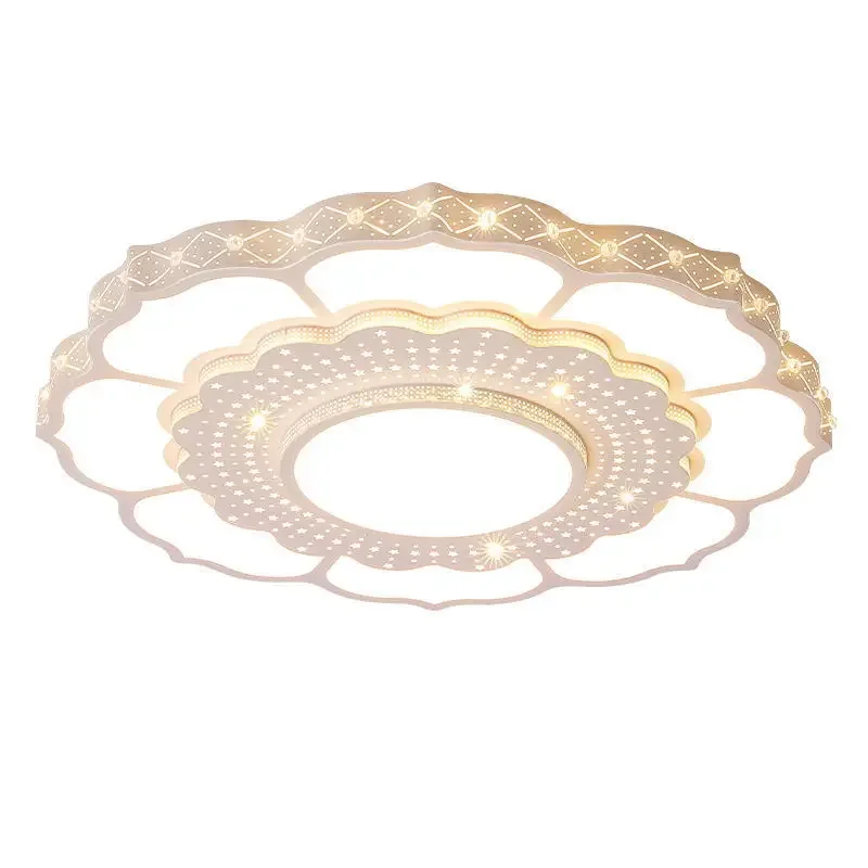 

Living room lamp, flower, modern hall Internet celebrity extra large ceiling lamp