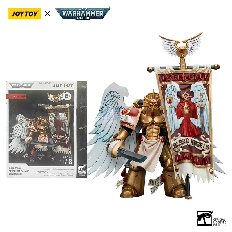 JOYTOY 1/18 Action Figure 40K Blood Angels Sanguinary Guard อะนิเมะทหาร