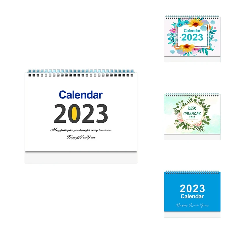 Top-2023 Desk Calendar 12 Months Monthly Planner 2023 Calendar Desk Memo Daily Schedule Agenda Organizer Office