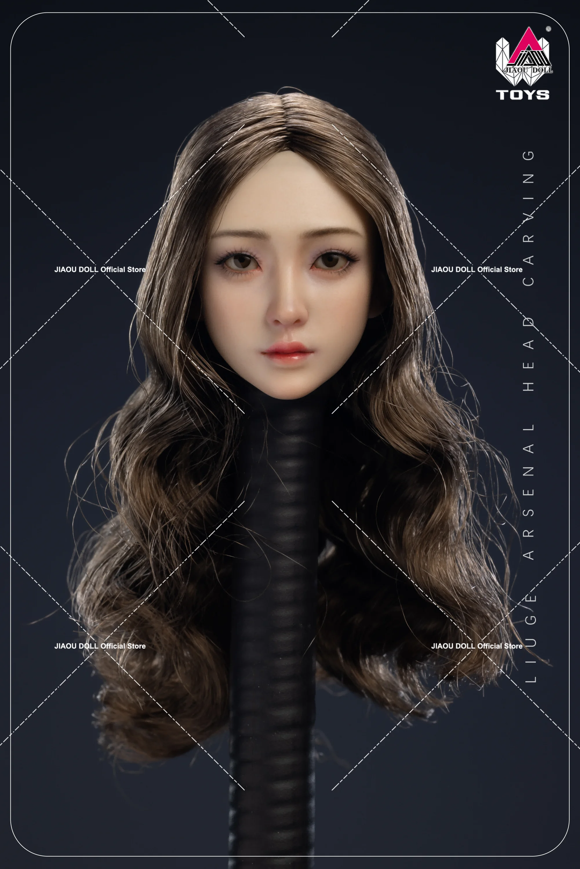 1/6 Schaal Xiaoru Beweegbare Ogen Vrouwelijke Hoofd Carving Model Zware/Licht Make-Up Fit 12 ''Vrouwelijke Soldaat Action Figure body Poppen
