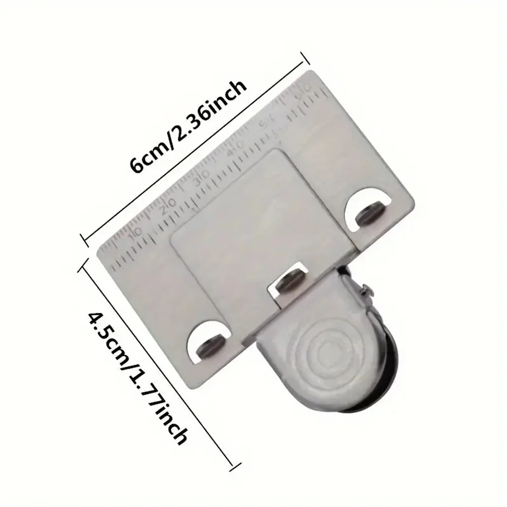 1pc Stainless Steel Measuring Tape Clip: Get Accurate Measurements Every Time!