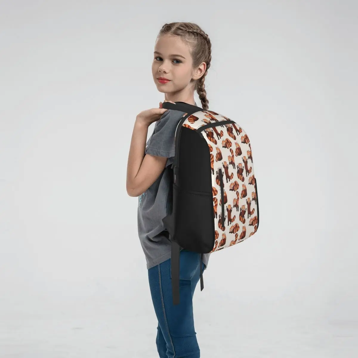Red Panda Animal (19) Backpack Large Capacity Boys Girls BookBag School Bag Shoulder Bags for Men Women