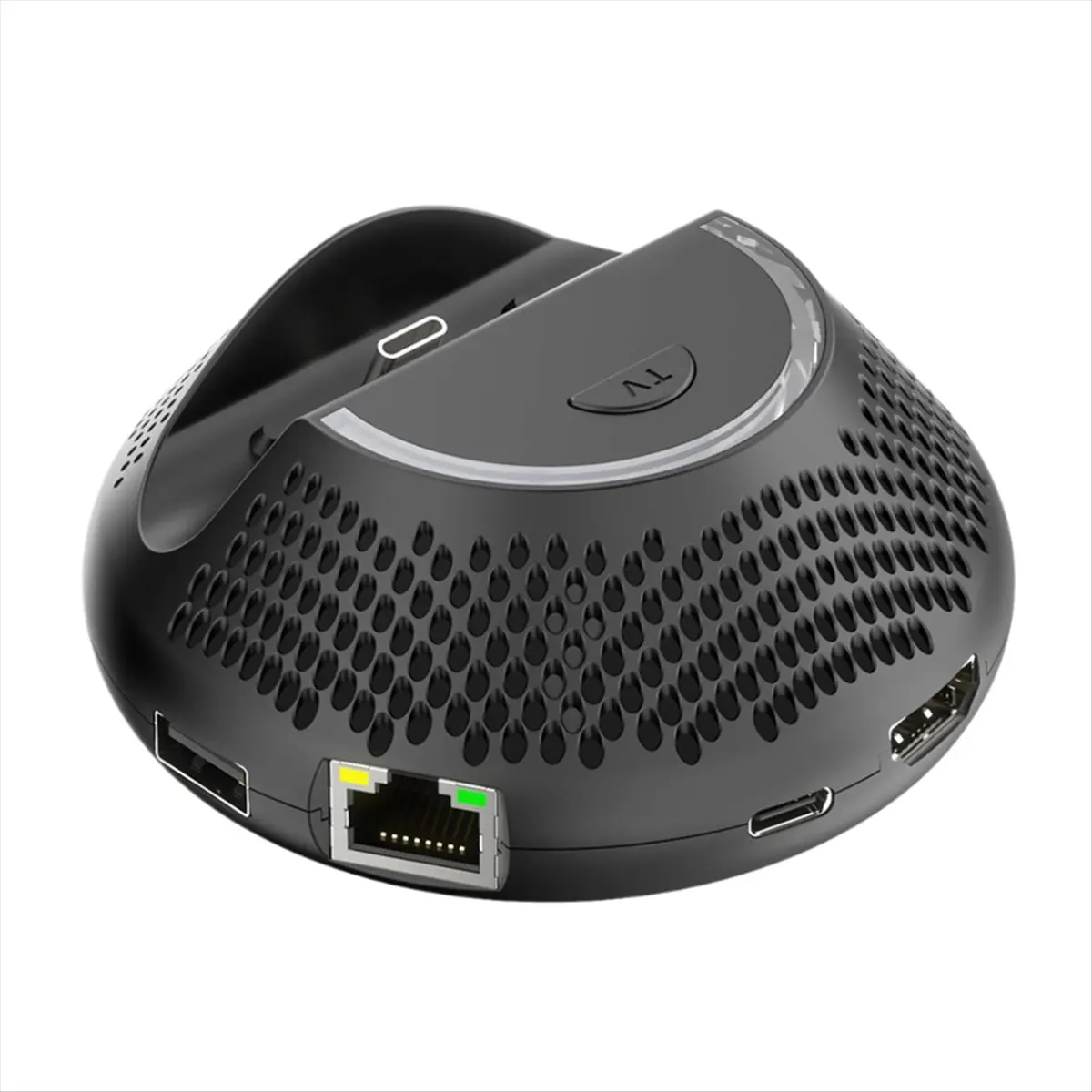 AA19 JYS 5-in-1 TV Dock Station Converter for Switch 2 HDMI-Compatible 4K Docking Station with 60Hz Output RGB Effects