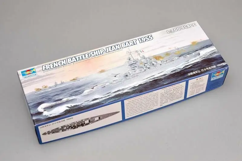 

Trumpeter 05752 1/700 French Battleship Jean Bart 1955 - Scale Model Kit