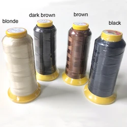 1PC Nylon Thread With Type C Crochet 5pcs For Hairdressing Salon Supplies Making Wigs Polyester Thread Threads For Weaving