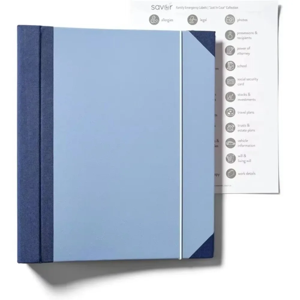 

Portable In Case I Go Missing Binder Large Capacity File Storage Tools Accordion Storage Folders Multiple Pockets