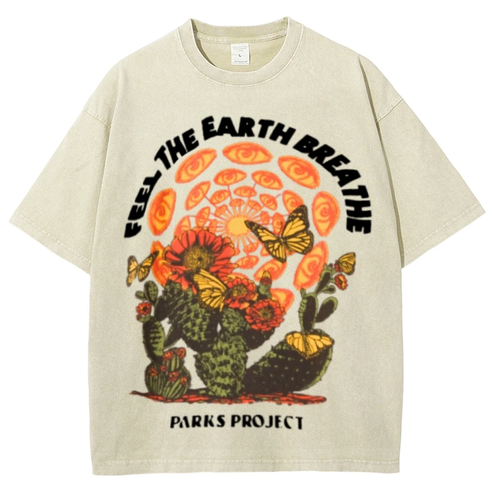 European and American Fashion Brand T-shirt Woman Graphic Print Short Sleeve Unisex Oversized Luxury Brand Tshirt