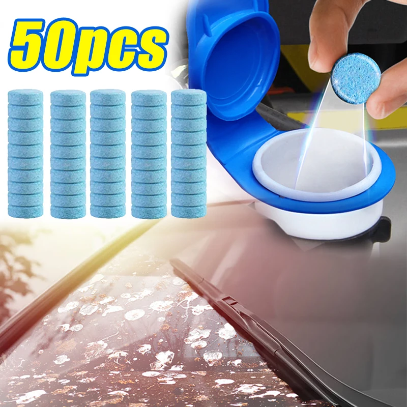 

Car Windscreen Cleaner Effervescent Tablet Dust Remover Auto Window Solid Cleaning Automobile Glass Water Wiper Washing Tablets
