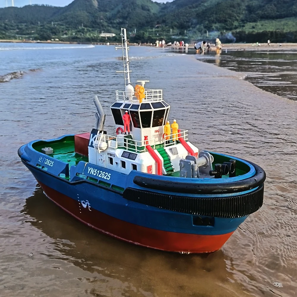 เรือบังคับวิทยุขนาด 70 ซม. แบบจำลองเรือลากจูง ควบคุมด้วยรีโมทคอนโทรล ผลิตด้วยเทคโนโลยีการพิมพ์ 3 มิติ ชุดประกอบเรือบังคับวิทยุ ของเล่นสำหรับผู้ใหญ่ ของขวัญ