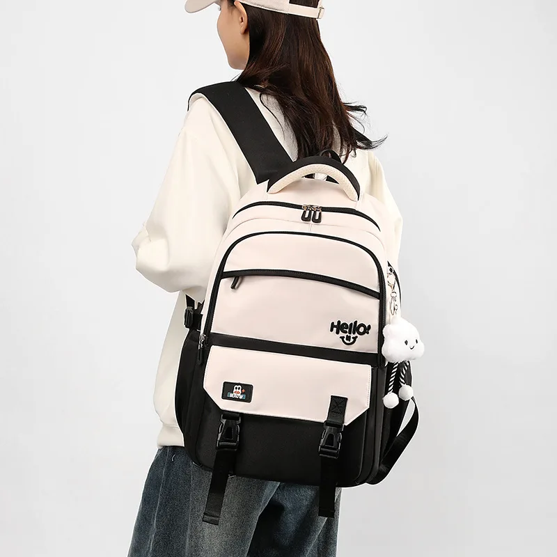 Kids Backpack for Girls Elementary School BookBags simple large capacity backpack School Bags for Middle high School Students