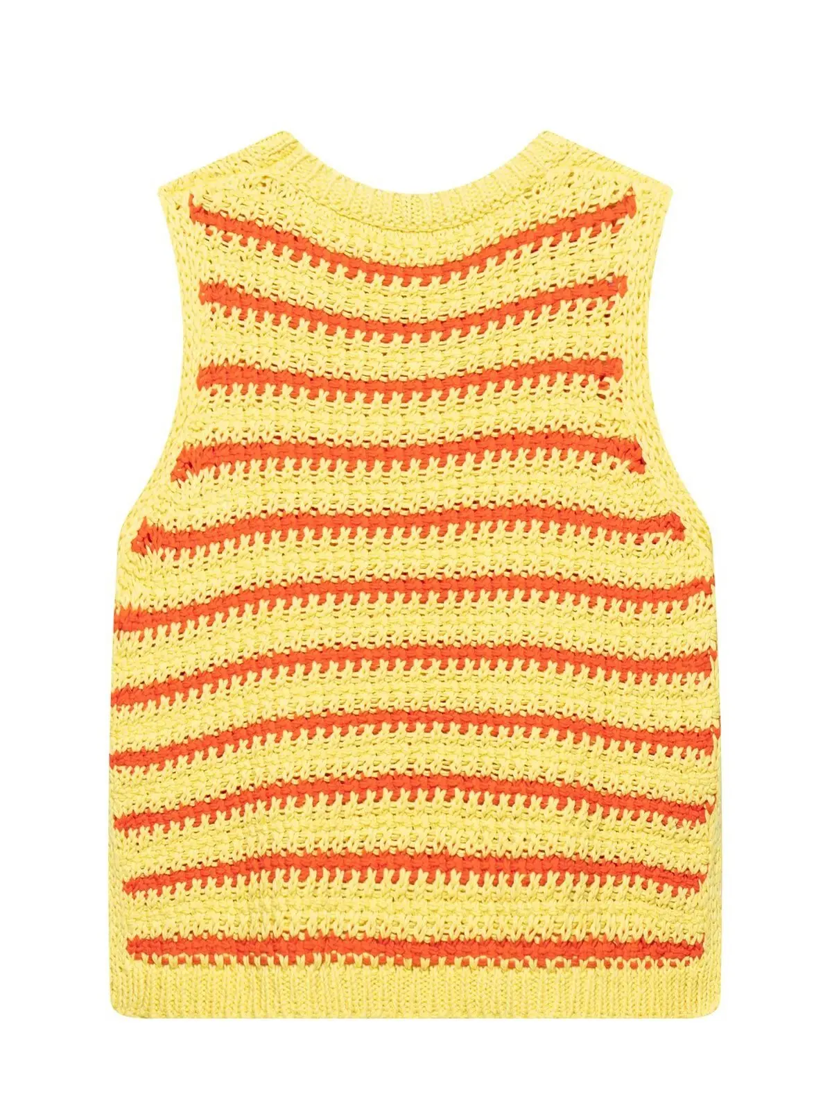 

Summer New Women's Knitted Svel round Ne Striped Top Commute Sle ort Length Casual Faion ZA2025 677065 300