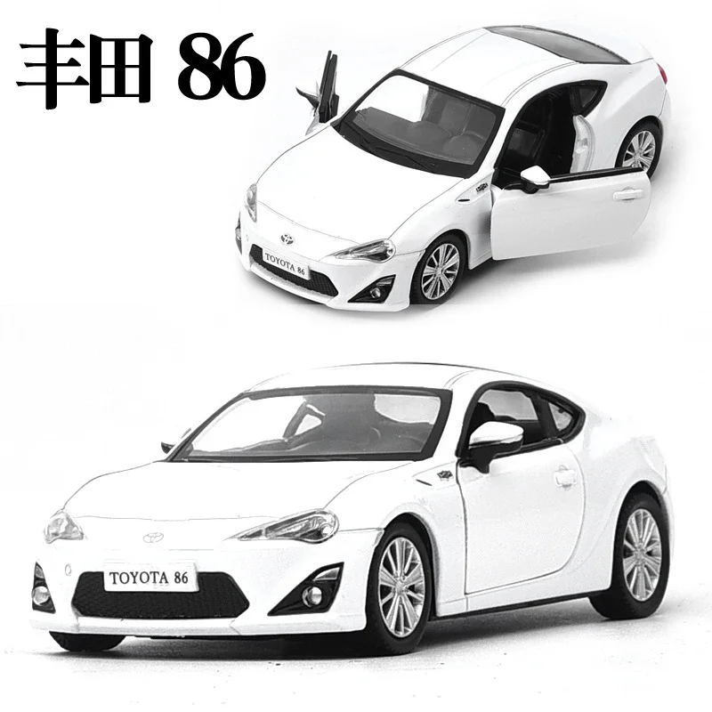 1:36 TOYOTA GT86 w skali aluminiowy Model samochodu metalowe prezenty odlewne zabawki kolekcja dla dzieci zabawki ozdoby Display F45