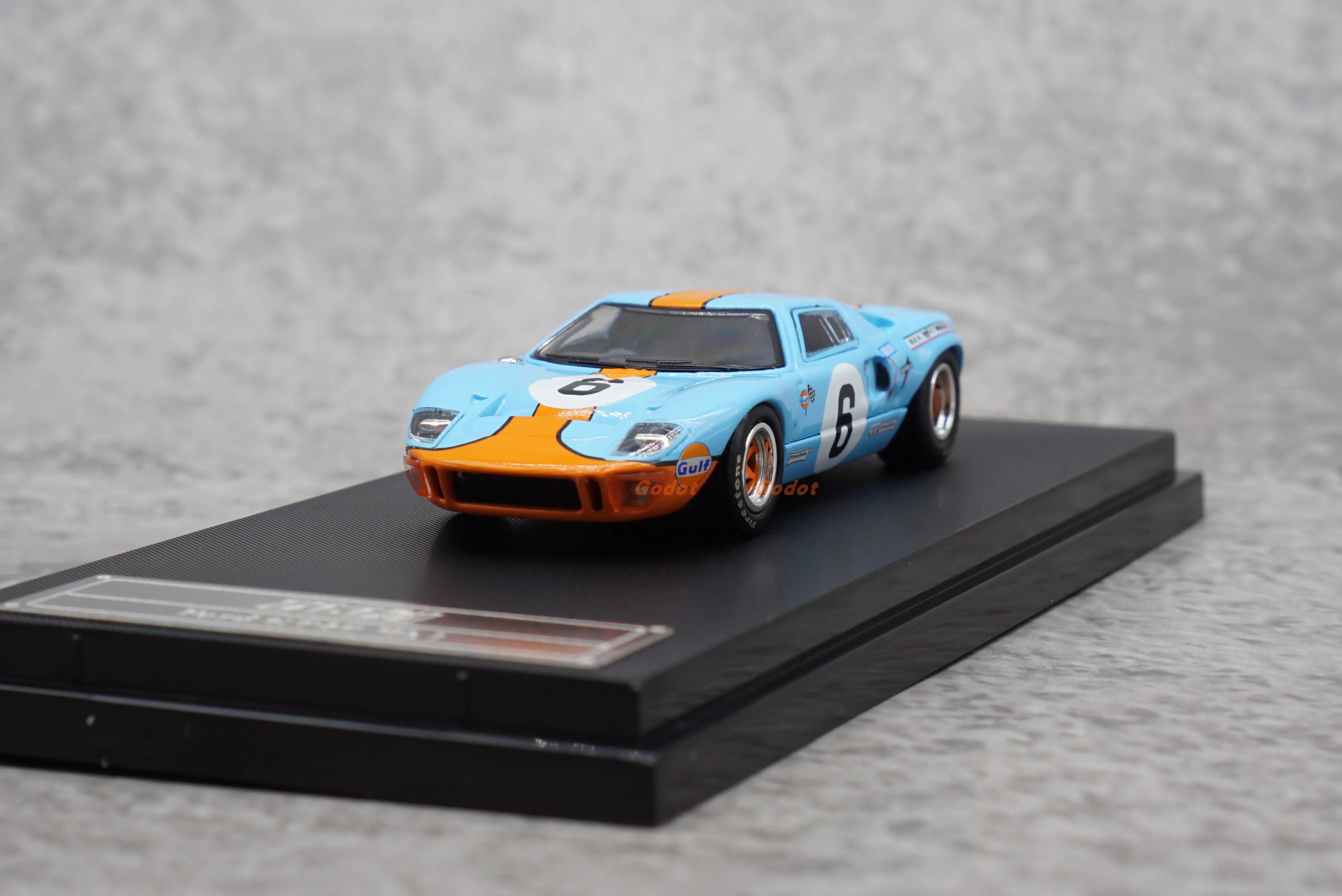 zoom  1/64 Ford GT40 Mk1  Gulfalloy car model toy