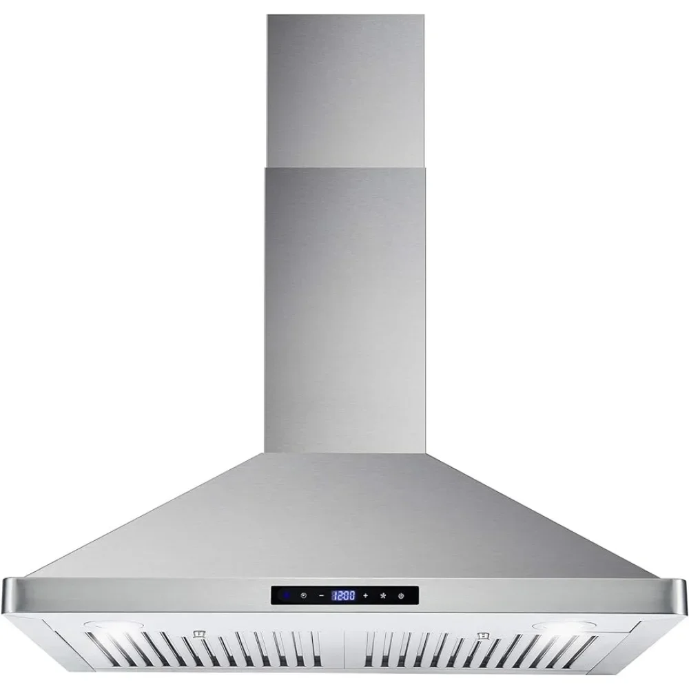 Wall Mount Range Hood with Ducted Convertible Ductless (No Kit Included)