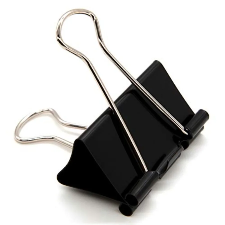 

Coofficer Extra Large Binder Clips 2-Inch 24 Pack,Big Paper Clamps for Office Supplies, Black
