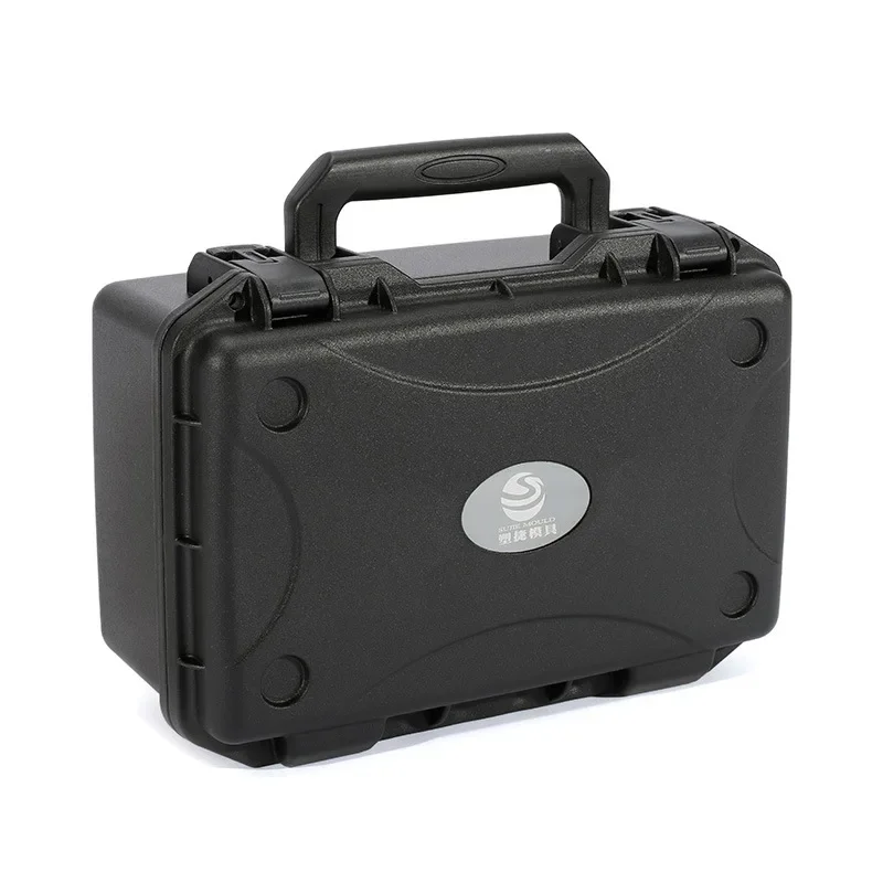 Small plastic toolbox, portable instrument equipment box, battery power box, precious watch box, three protection and safety box