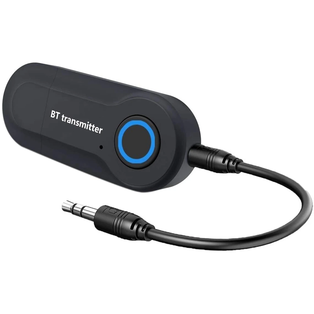 Transmissor Bluetooth Portátil Sem Fio, Estéreo, USB, Adaptador, 3,5mm, Dispositivos de Áudio, TV, PC, Carro