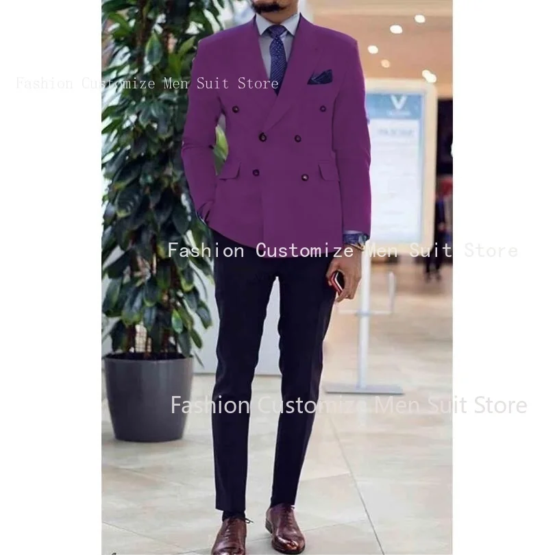 Purple with Black