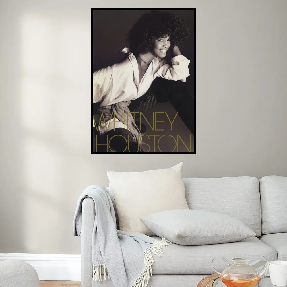 Singer Whitney Houston Poster Prints Wall Painting Bedroom Living Room Decoration Office Small