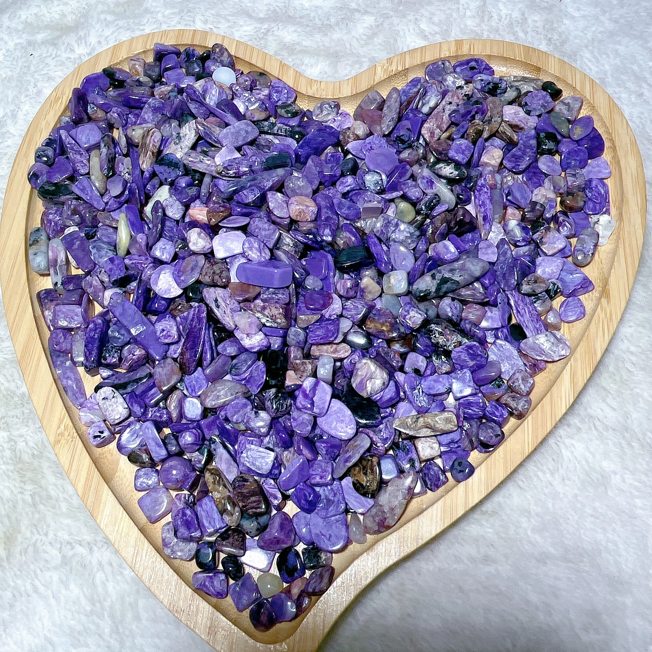 Natural Crystals Charoite Chips High Quality Home Decorations Polished Mineral Energy Gift