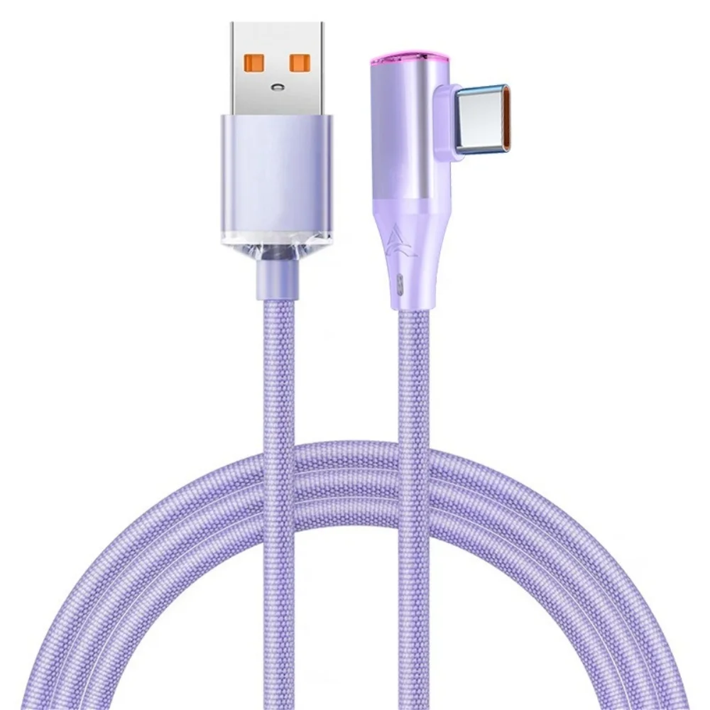 120W USB-C-Kabel, 90-Grad-Winkel, USB-auf-Typ-C-Ladekabel, schnelles Ladekabel für iPhone, Xiaomi, Huawei – Detail 14