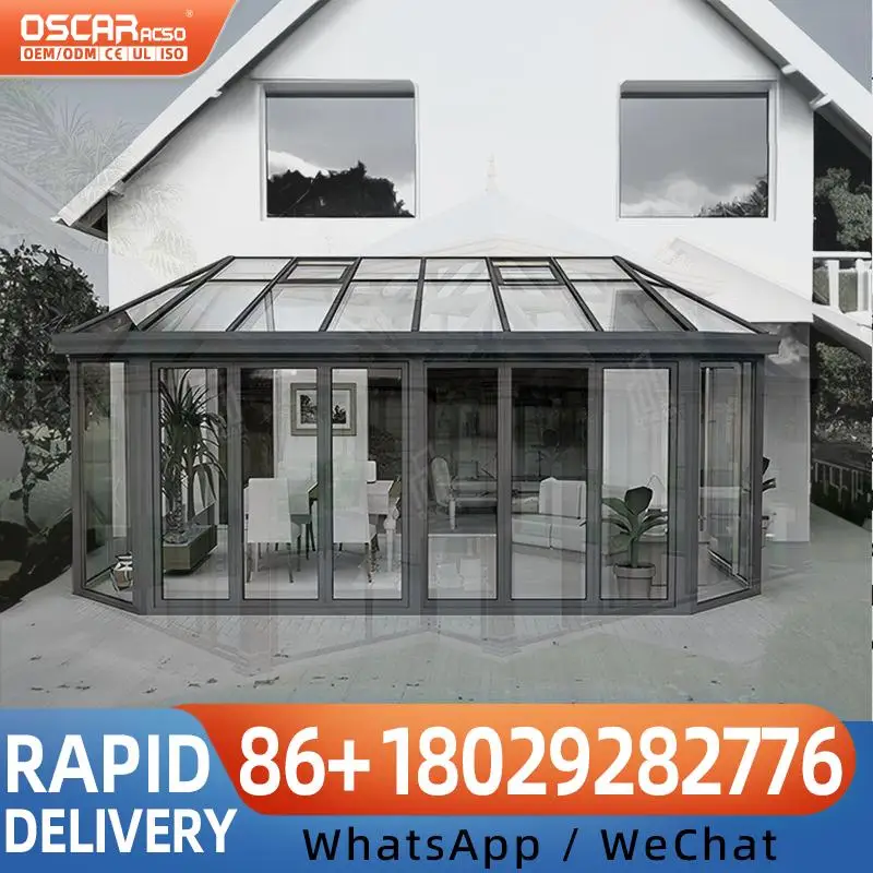 Foldable Modular Mobile Swimming Pool Shelter Screen Enclosure Kits for Balcony Camping Party sunroom