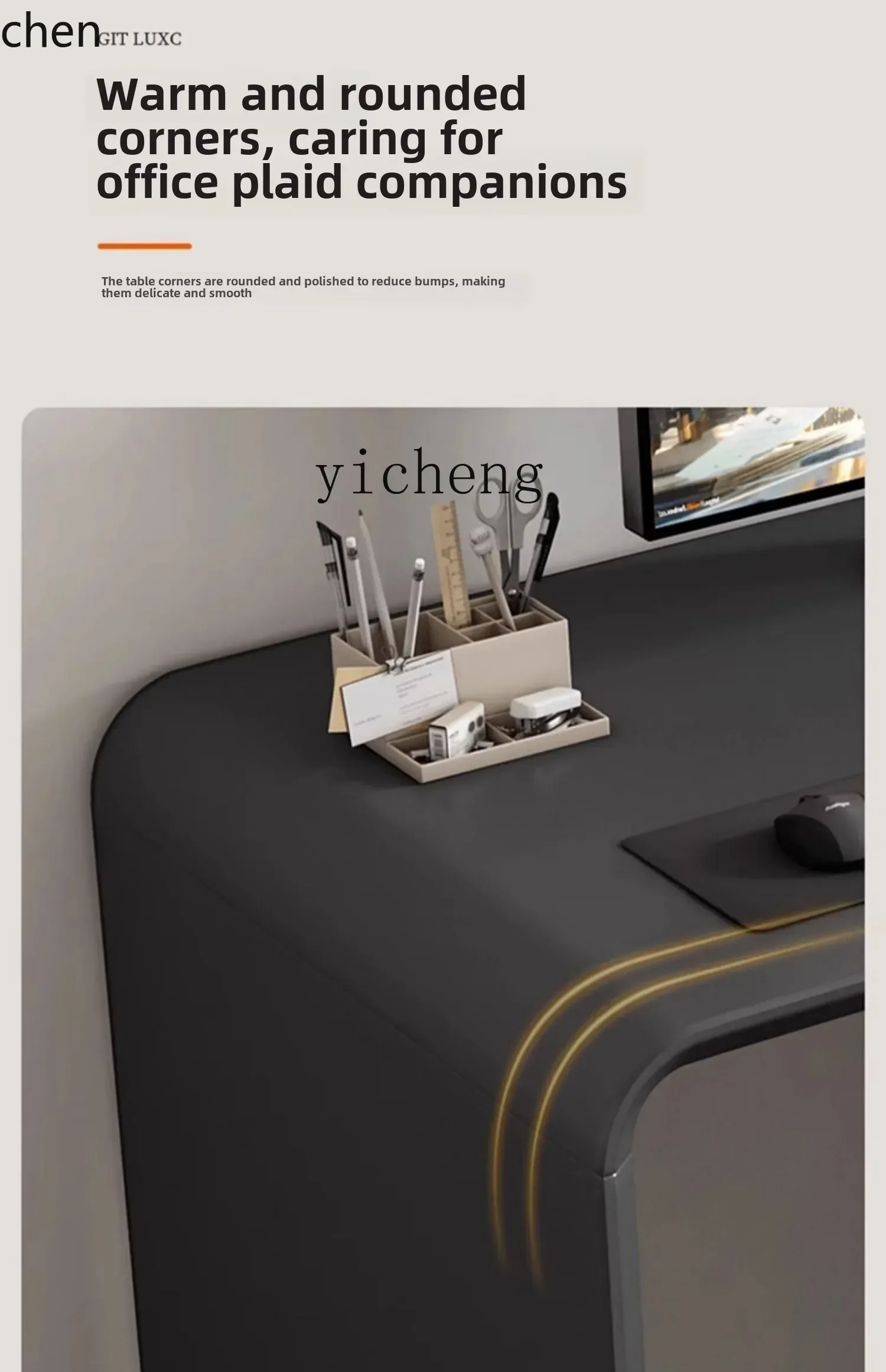 ZMLModern Simple Paint Corner Rotating Computer Table Small Apartment Bedroom Study Home Retractable Desk