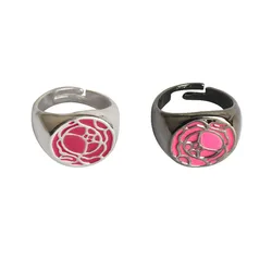 Anime Tenjo Utena Cosplay Ring Unisex Adjustable Opening Couple Rings Jewelry Accessories Gifts
