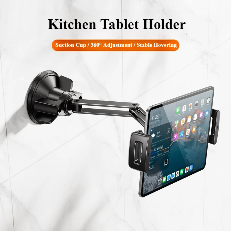 Oatsbasf Suction Cup Tablet Holder for 4.7-12.9