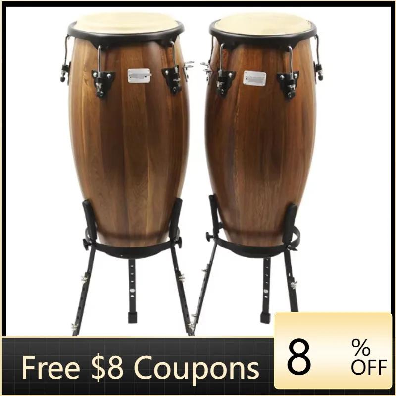 

STLF Orff Percussion Instruments Small Conga 10 11 Inch with Stand Children's Conga