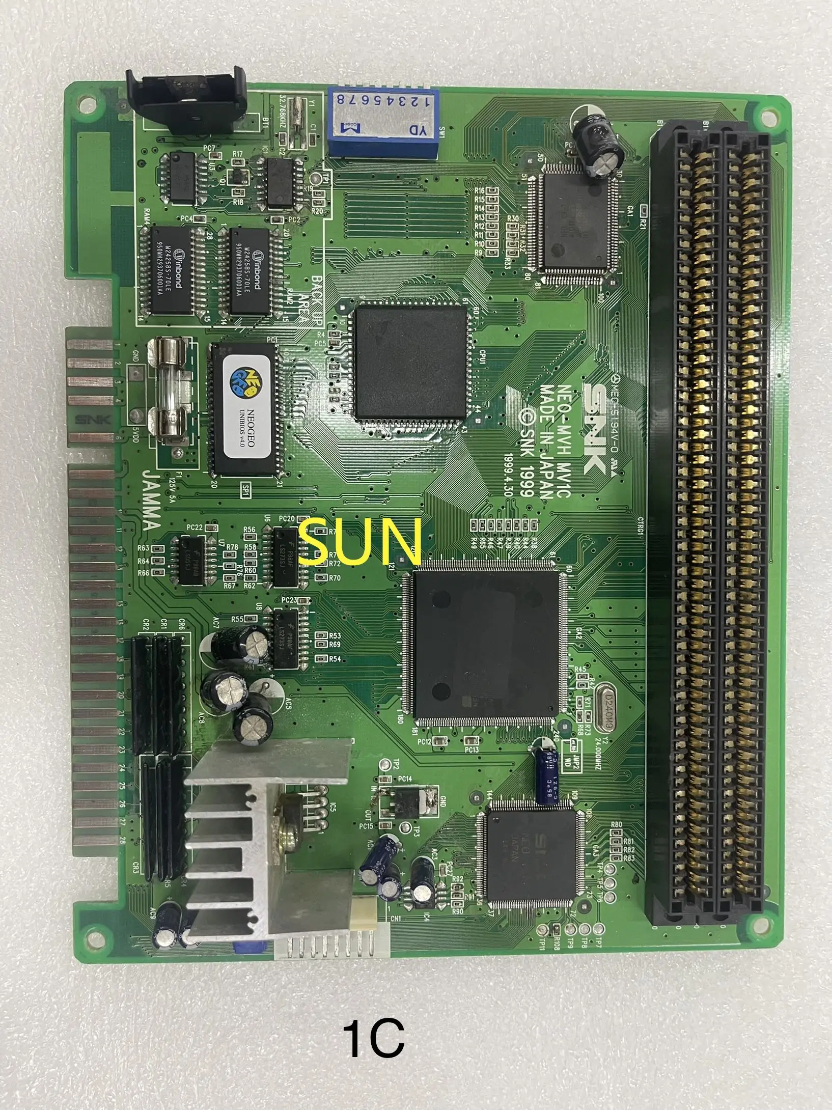 Unibios الإصدار 4.0 نيوتجيو AES MVS SNK المستخدمة في MV1FZ/B/C ماكينة صالة الألعاب اكسسوارات اللوحة الرئيسية