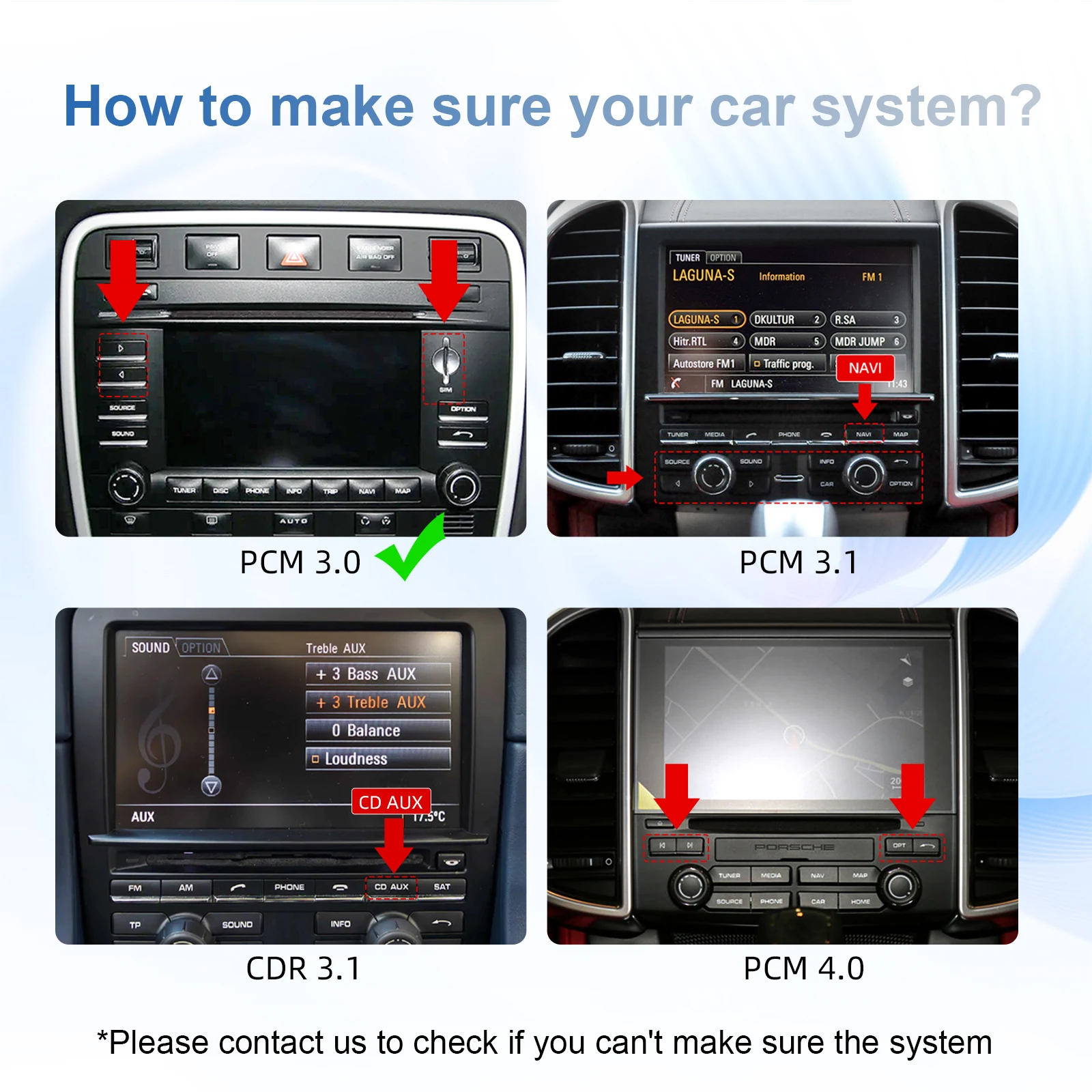 EzoneTronics for Porsche 911 Cayenne Cayman Boxster Panamera 2009-2012,Wireless CarPlay & Android Auto Retrofit Kit for PCM 3.0