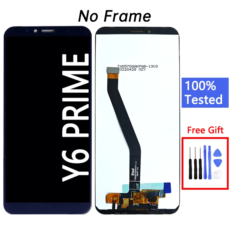 Mobile phone lcds for Huawei Y6 prime 2018 screen replacement pantalla for huawei Y6 prime 2018 lcd ercan Y6 prime 2018 display