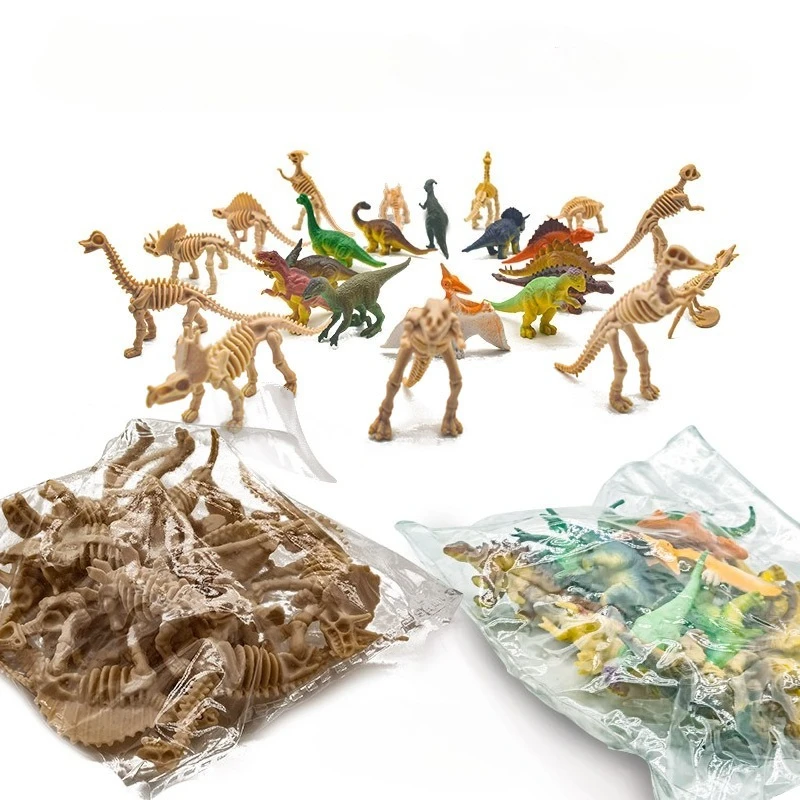 1/12 Uds dinosaurio de dedo tiranosaurio complicado Mini dinosaurios DIY articulación móvil muñeca de mano Prop Dino juguete para niños regalo de cumpleaños