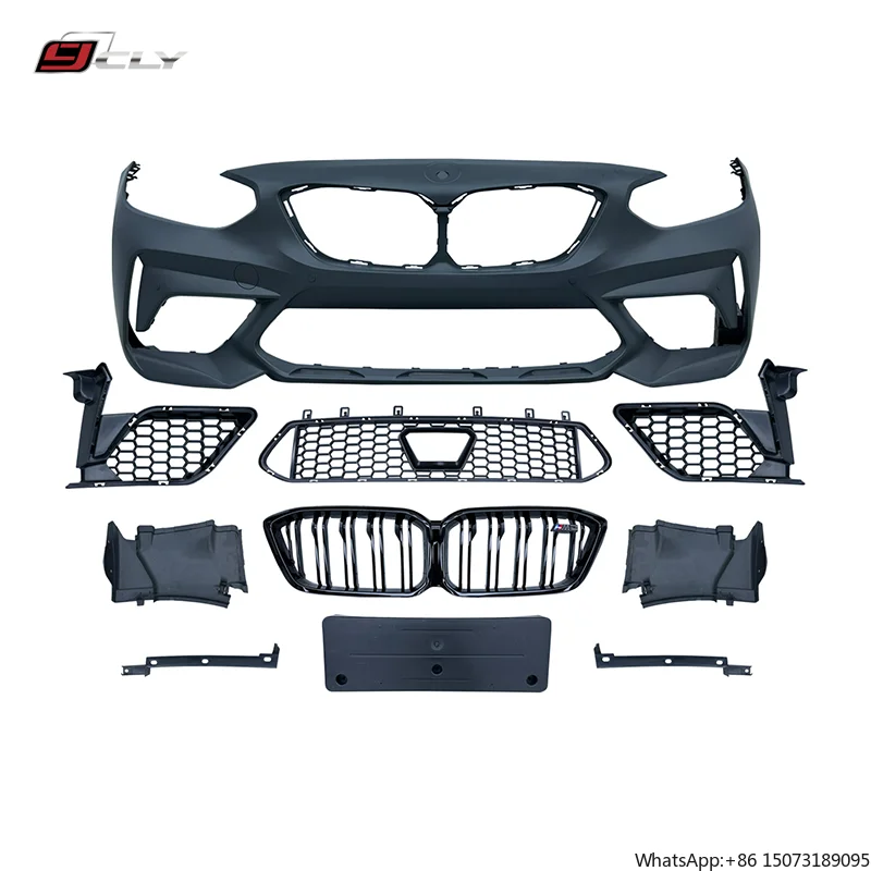 For 2017-2023 for 1 Series F52 Upgrade M-2C Bodykit Front Bumper Assembly Grille New CLY Easy Installation High Quality