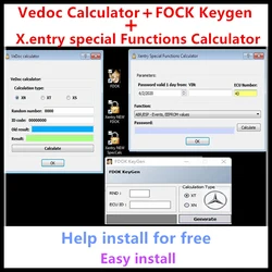 2023 Hot sell DAS Xentry Special Function Calculator+ FDOK Vedoc Calculator+ FDOK Keygen for MB StarC3 C4 C5 C6 free help instal