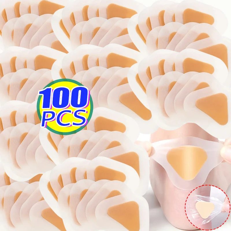 10-100PCS Gel Heel Protectors Foot Stickers Pain Relief Patch Liner High Heel Foot Sticker Feet Care Adhesive Hydrocolloid Pads