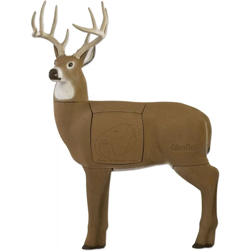 GlenDel Full-Rut Buck 3D Archery Target with Replaceable Insert Core