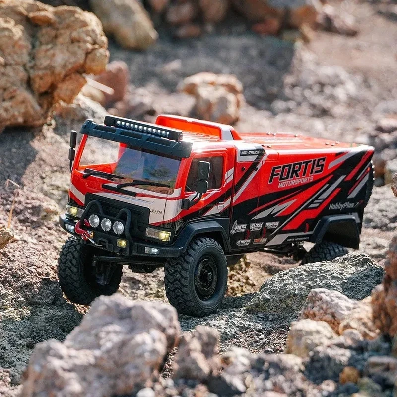 Hobbyplus 1/18 Dkr 4 4wd Rc Rally Truck Rtr Remote Control Off Road Vehicle With Front Winch Hobby Crawler Model
